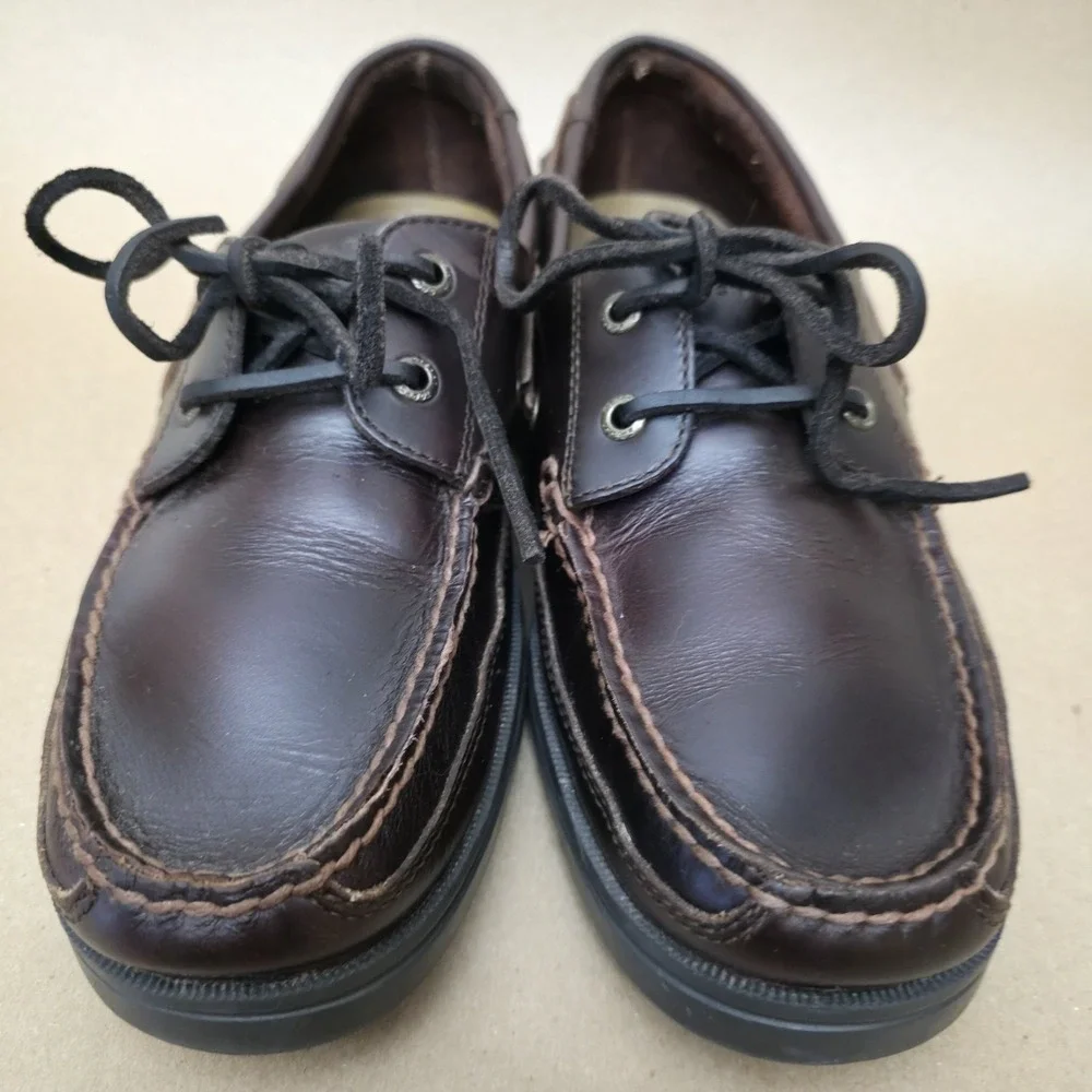 Sperry Top Sider Men (Sz 10 M) Dark Brown Leather 0777816